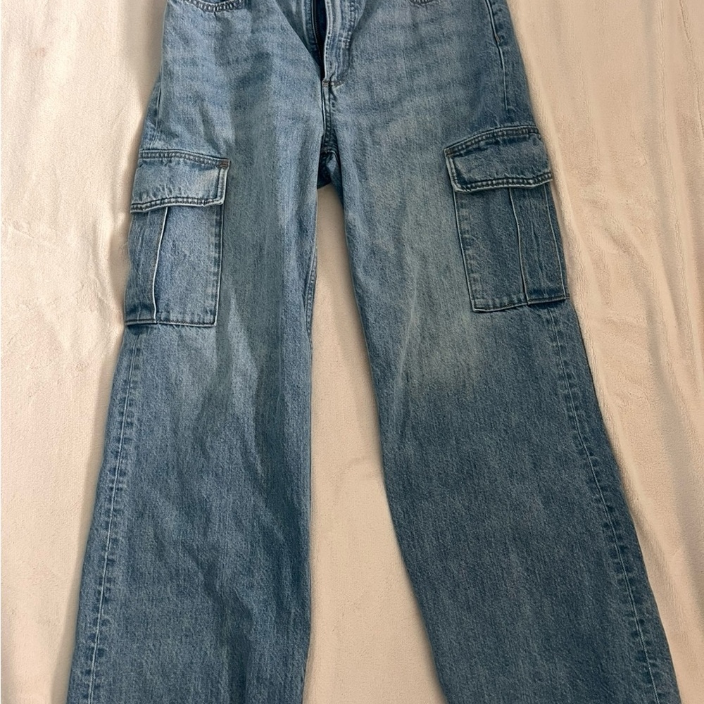 Blue Cargo Jeans
